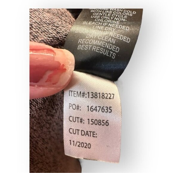 Women’s torrid 1 Blush Tan Super Soft Plush Cowl Neck Raglan Tunic Sweatshirt - Picture 12 of 14